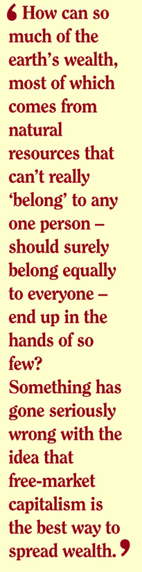 Quote: how can so much wealth go to so few?